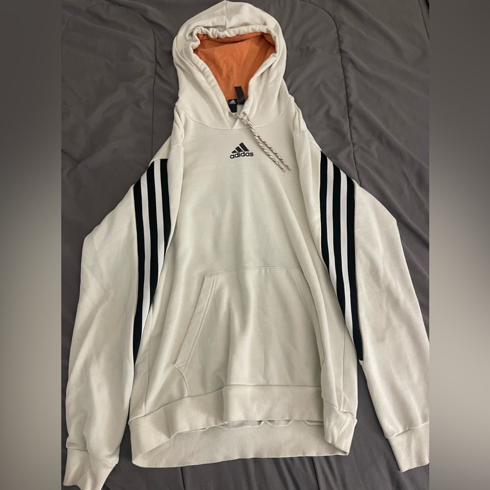 Crème colored adidas hoodie